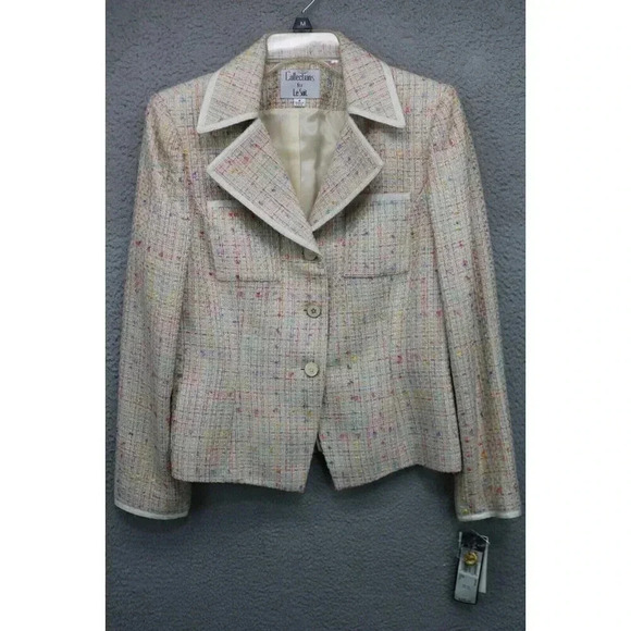Le Suit-Collections-"Pretty in Tweed" Skirt Suit-Vintage-Size 6-New w/Tags - Picture 2 of 16